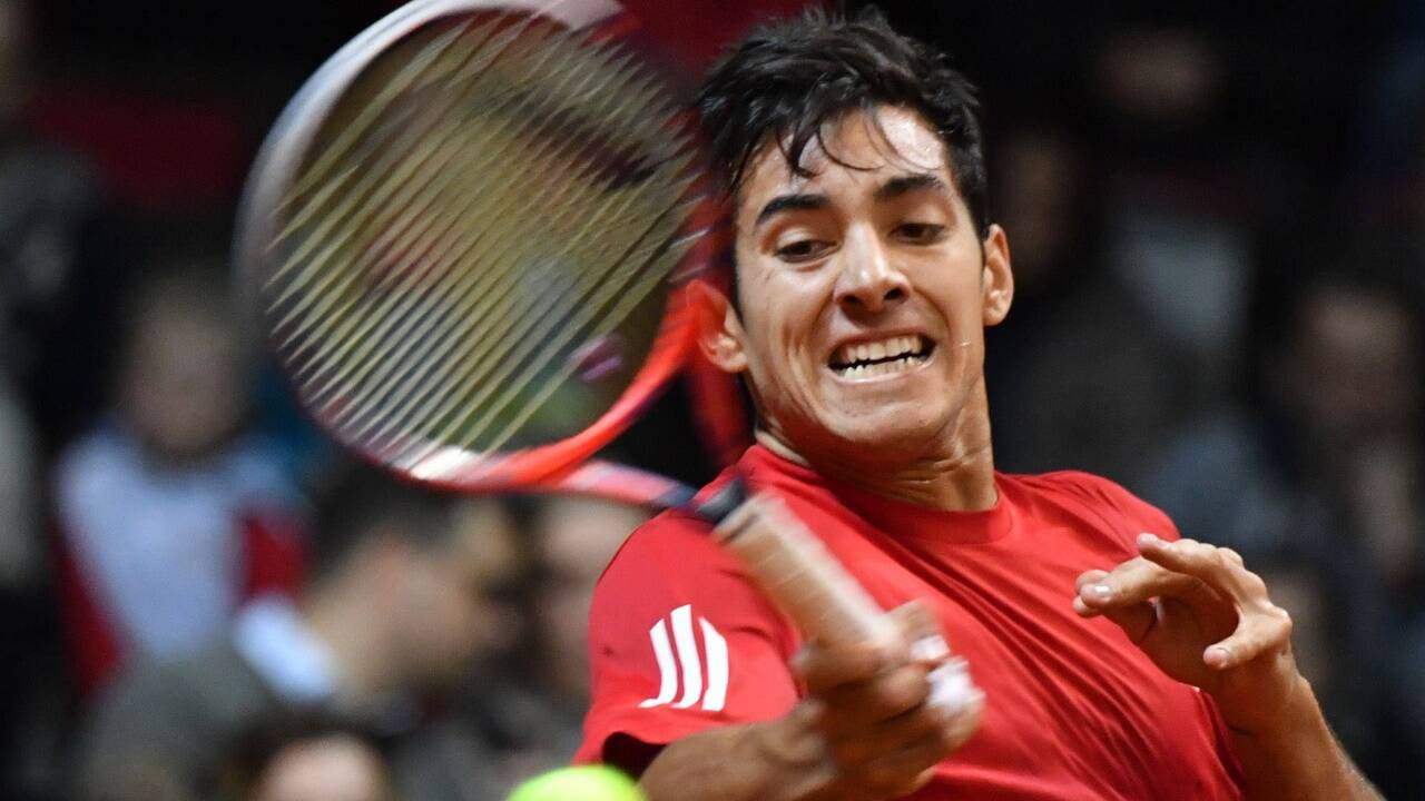 Christian Garin (CHL, im Bild) gegen Jurij Rodionov (AUT)  