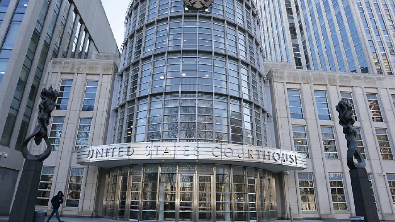 In New York City wird das Urteil gesprochen 