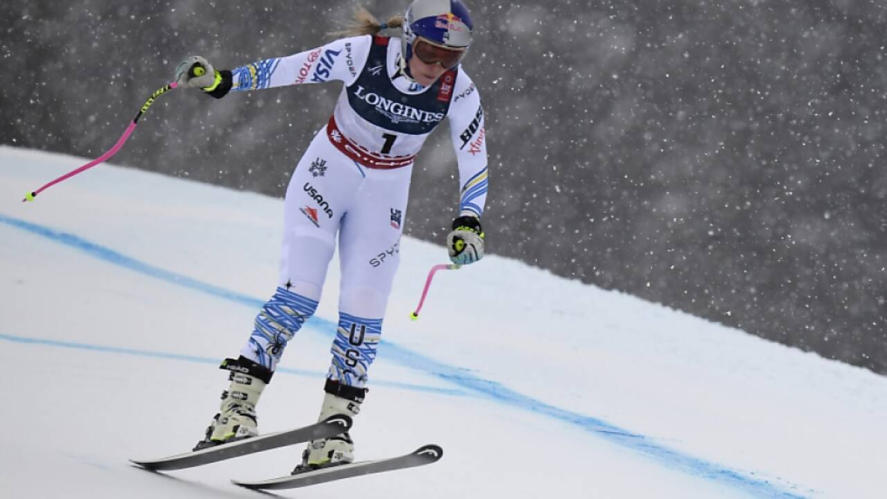 Lindsey Vonn bestritt die Kombi-Abfahrt als Vorgeschmack  Lindsey Vonn bestritt die Kombi-Abfahrt als Vorgeschmack