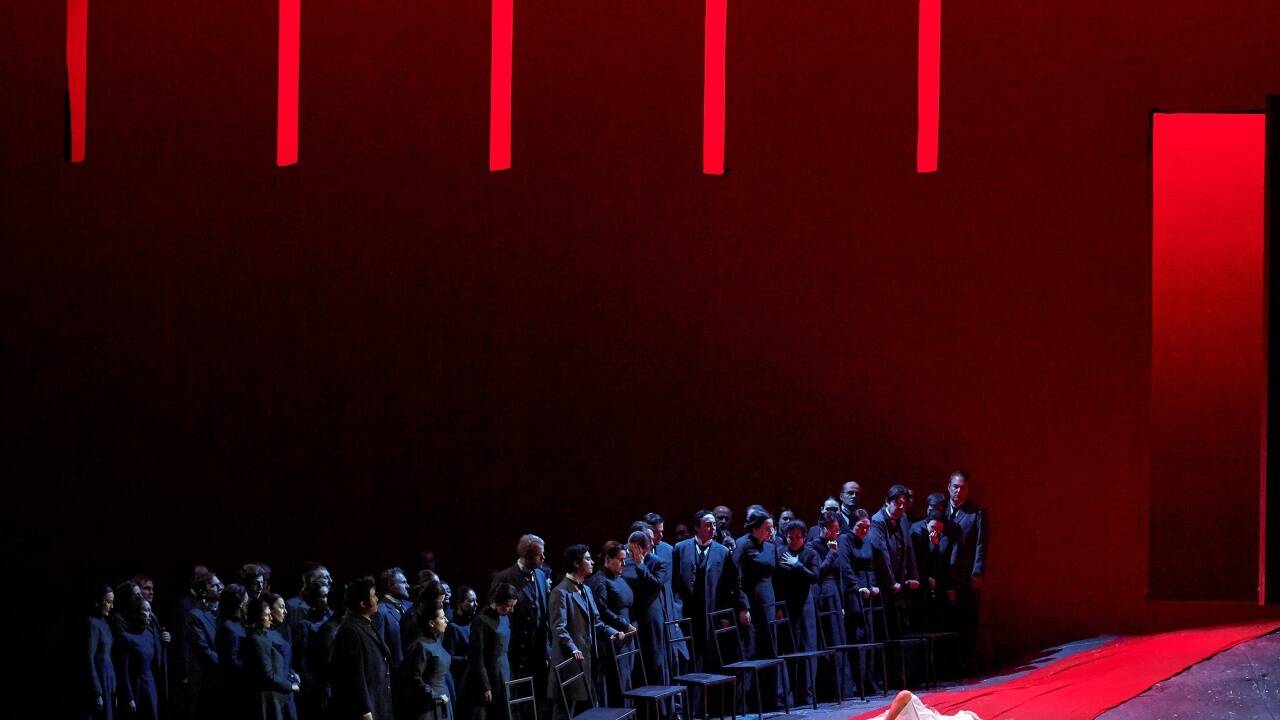 „Lucia di Lammermoor“ an der Wiener Staatsoper. 