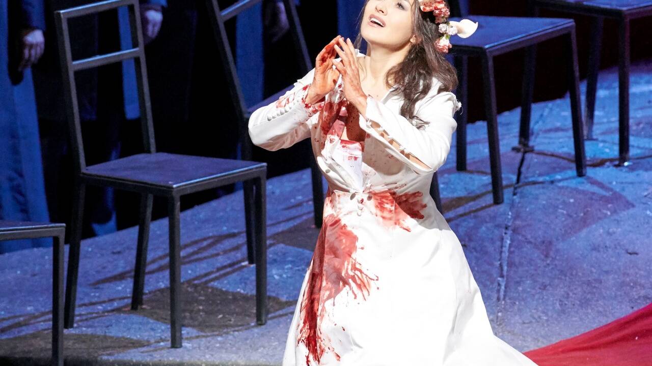 Olga Peretyatko als Lucia di Lammermoor. 