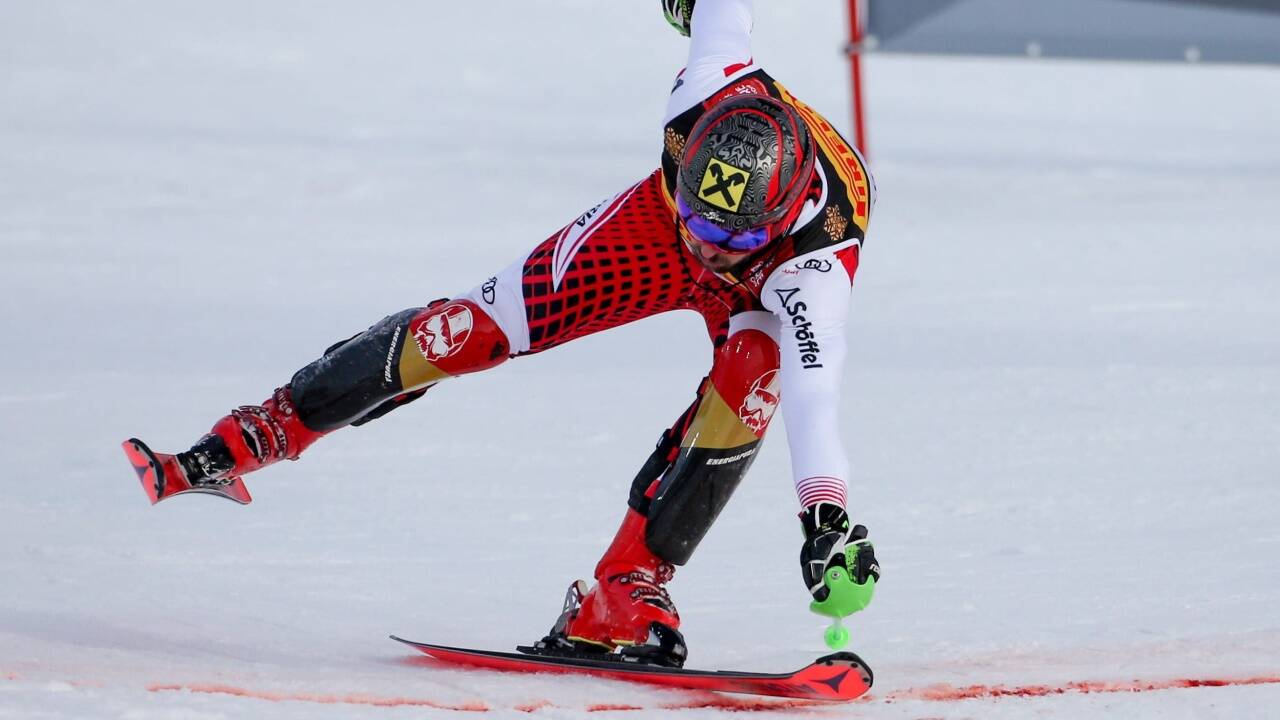 Gold für Marcel Hirscher im WM-Slalom von Aare. 