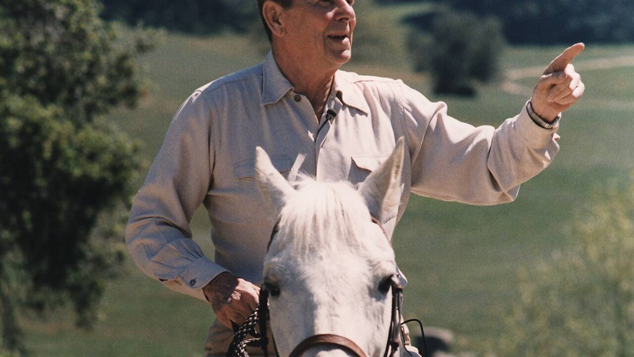 US-Präsident Ronald Reagan bekam 1982 einen österreichischen Lipizzaner als Gastgeschenk. 