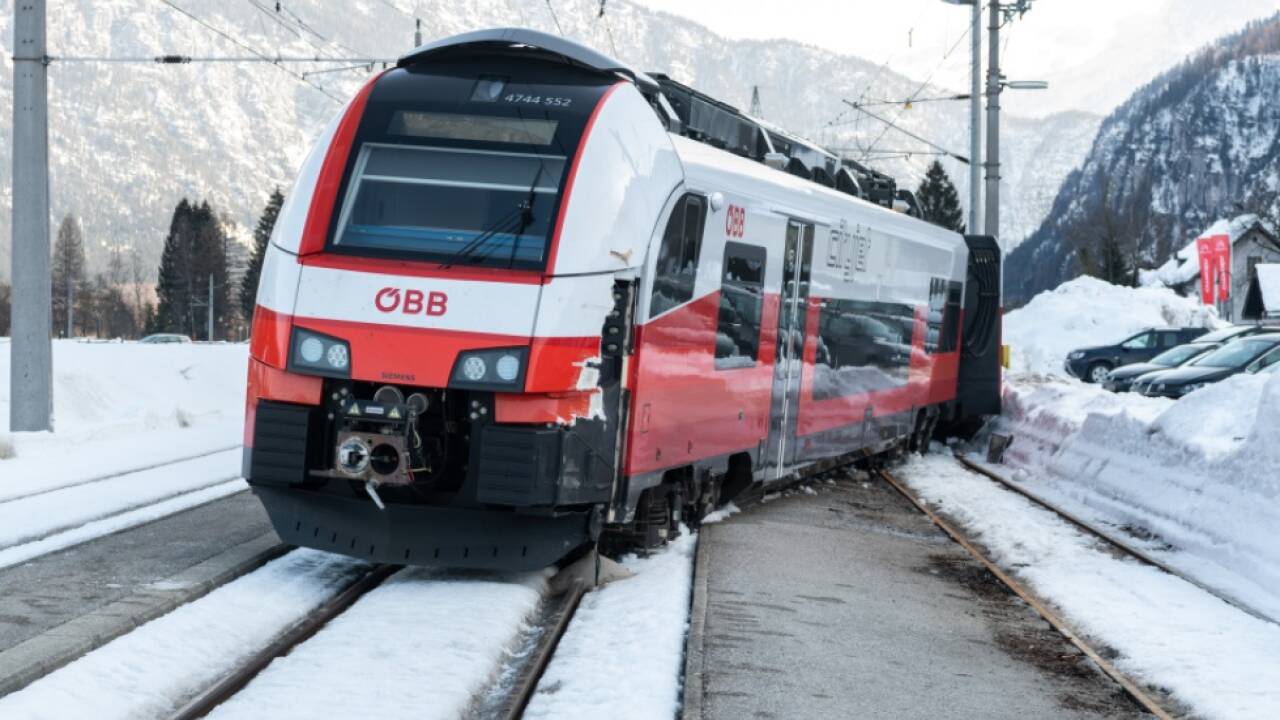 Der Zug stellte sich teilweise quer  Der Zug stellte sich teilweise quer