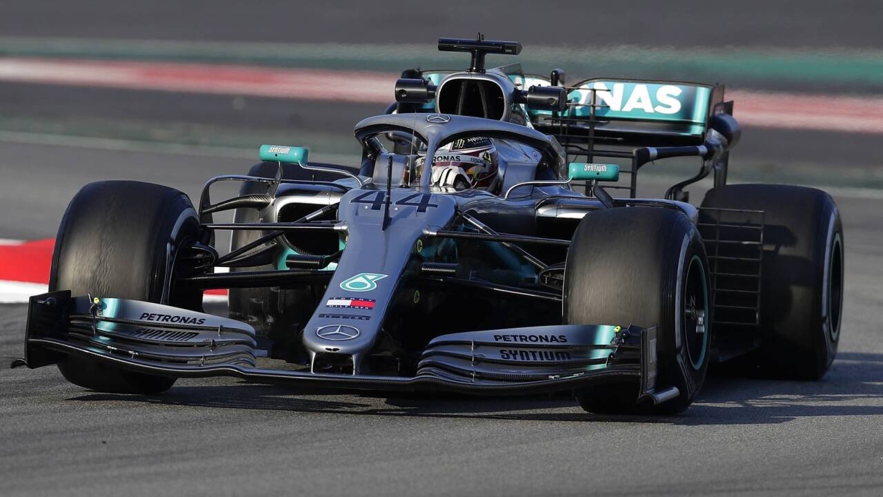 Bisher unauffällig fleißig: Mercedes (hier Hamilton). 