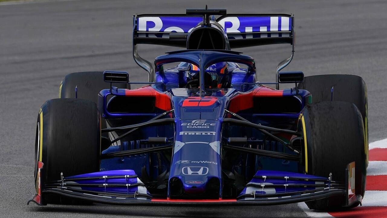 Ebenfalls eine Überraschung: Debütant Alex Albon im Toro Rosso-Honda. 
