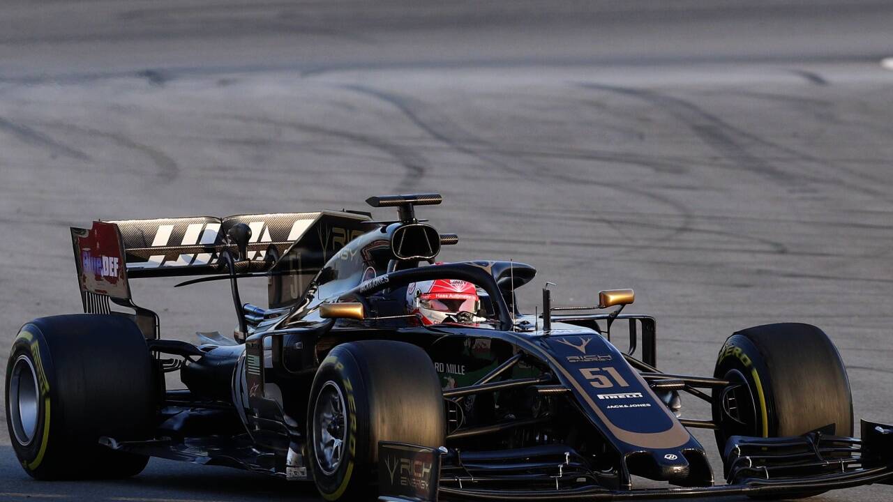 Erste F1-Runden in Catalunya: Pietro Fittipaldi im Haas. 2017 fuhr er noch gegen den Tiroler René Binder in der Formel V8. 