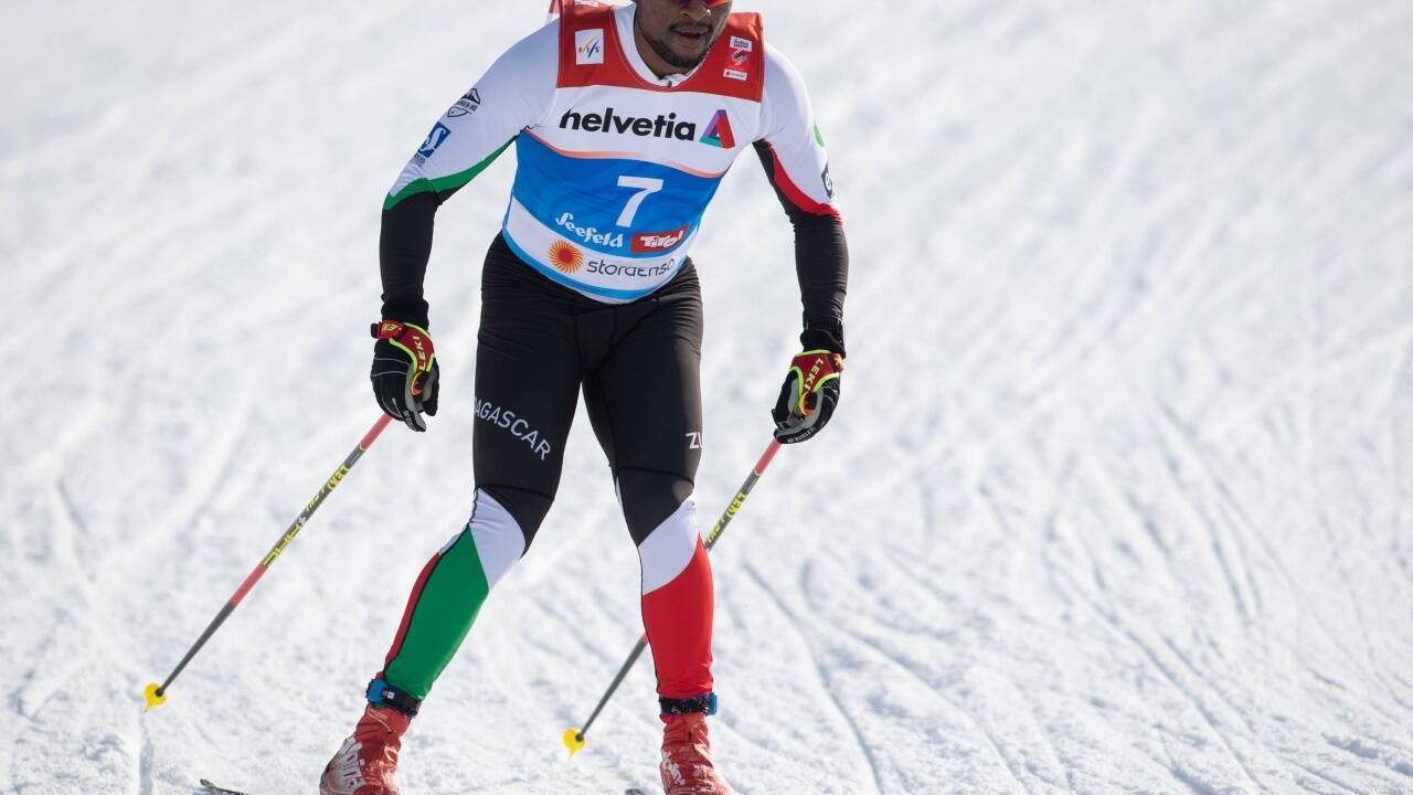 Exoten-Rennen: Andreas Razafimahatratra aus Madagaskar. 