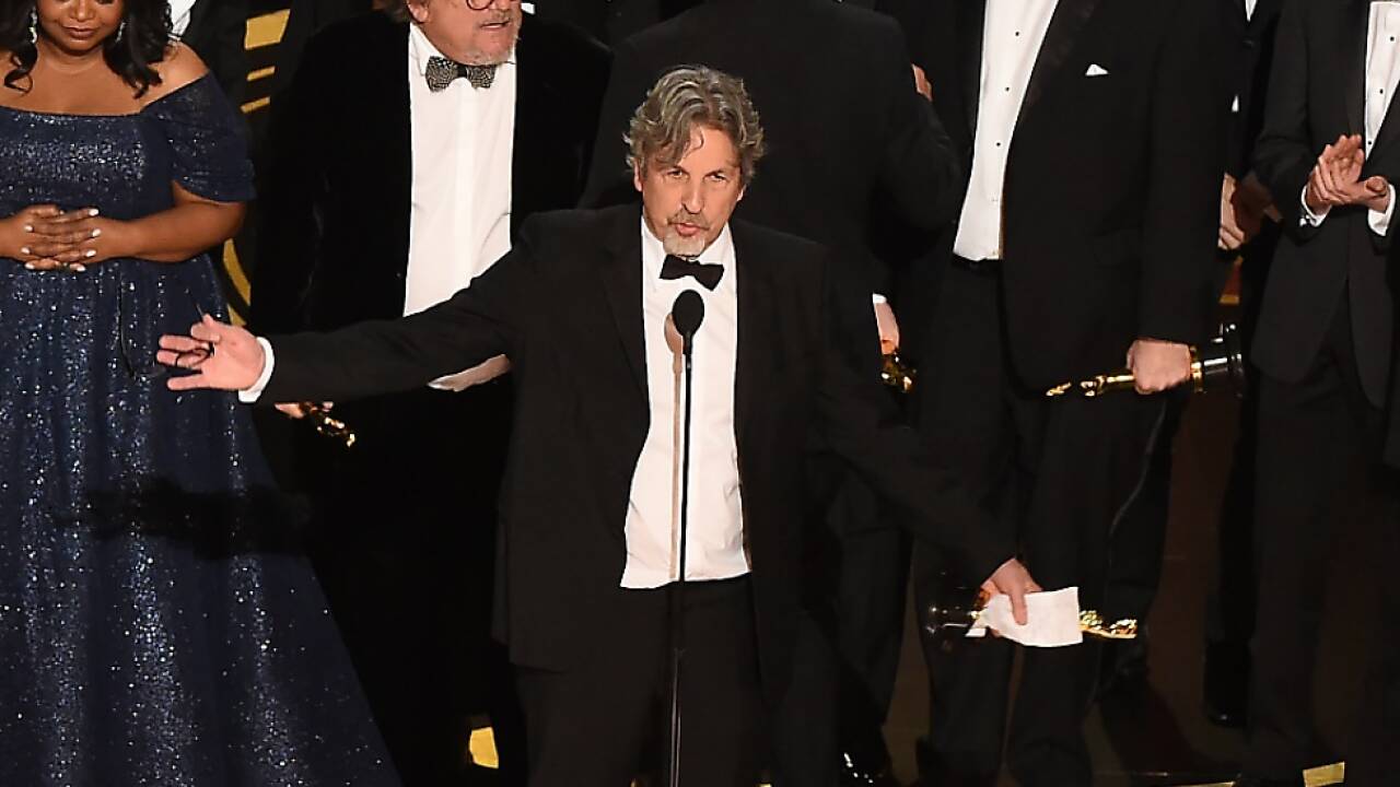 'Green Book'-Regisseur Peter Farrelly bei seiner Dankesrede 