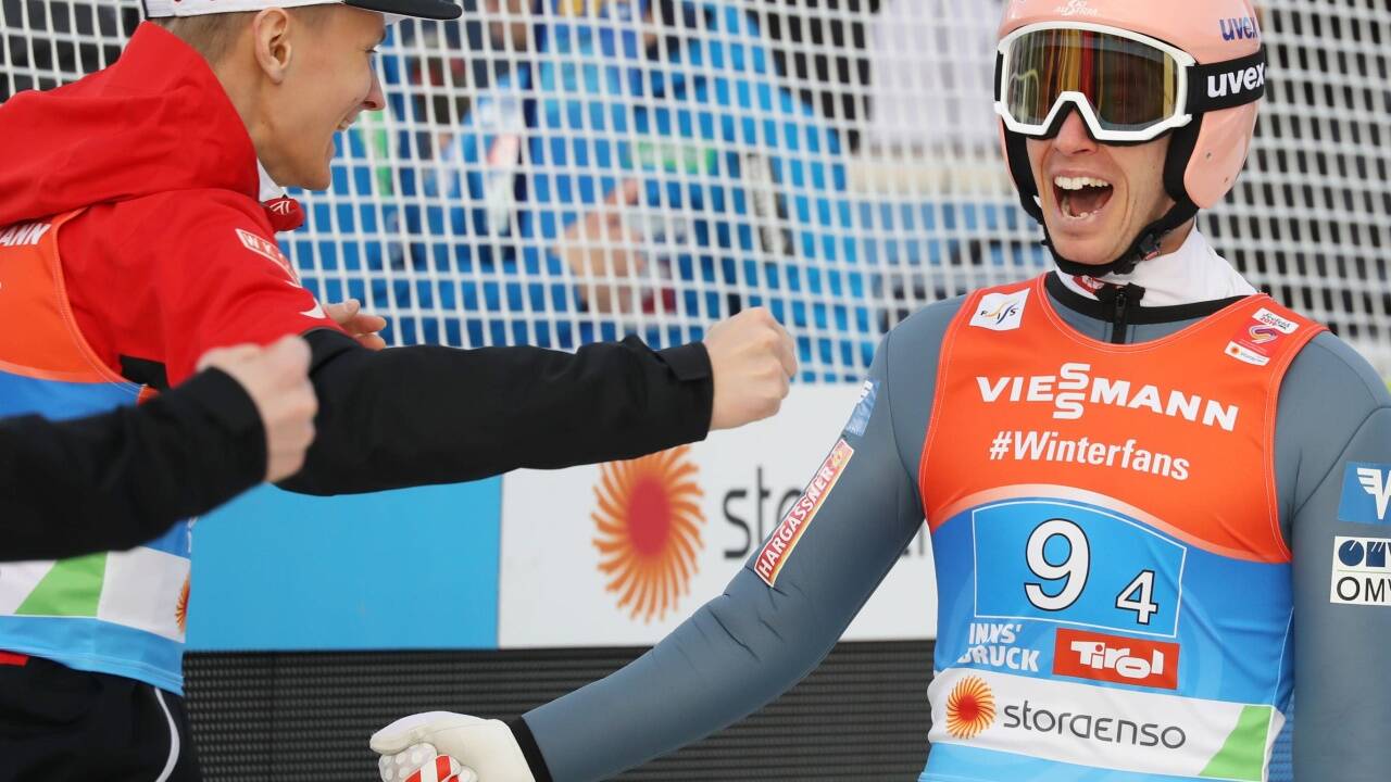 WM-Silber für die ÖSV-Adler im Teambewerb. 