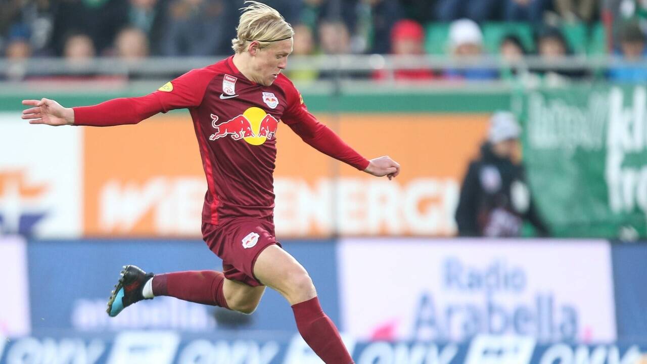 Salzburgs Jungstar Xaver Schlager wagt mit 21 Jahren den Sprung in die deutsche Fußball-Bundesliga.  