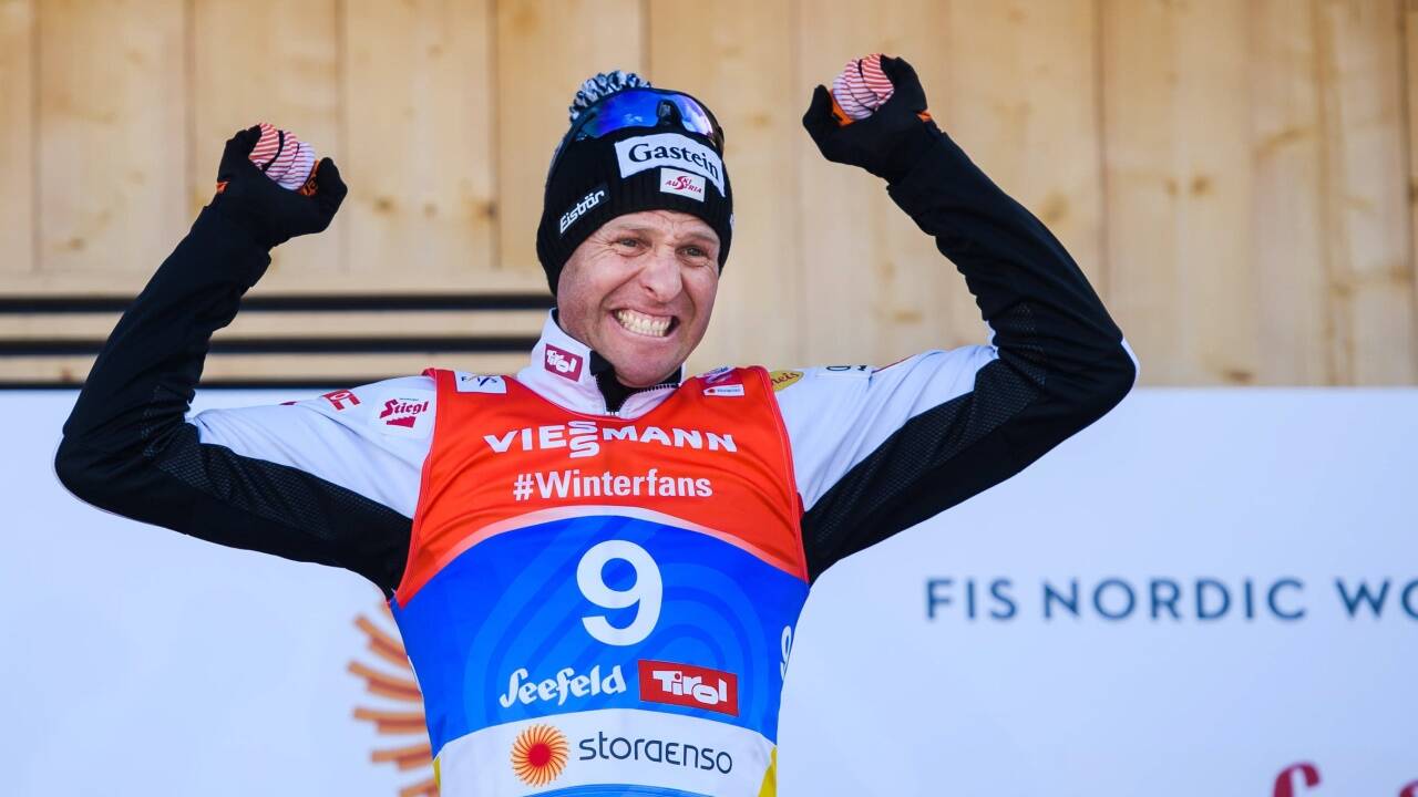 WM-Silber für Bernhard Gruber im Normalschanzenbewerb der Nordischen Kombinierer in Seefeld. 