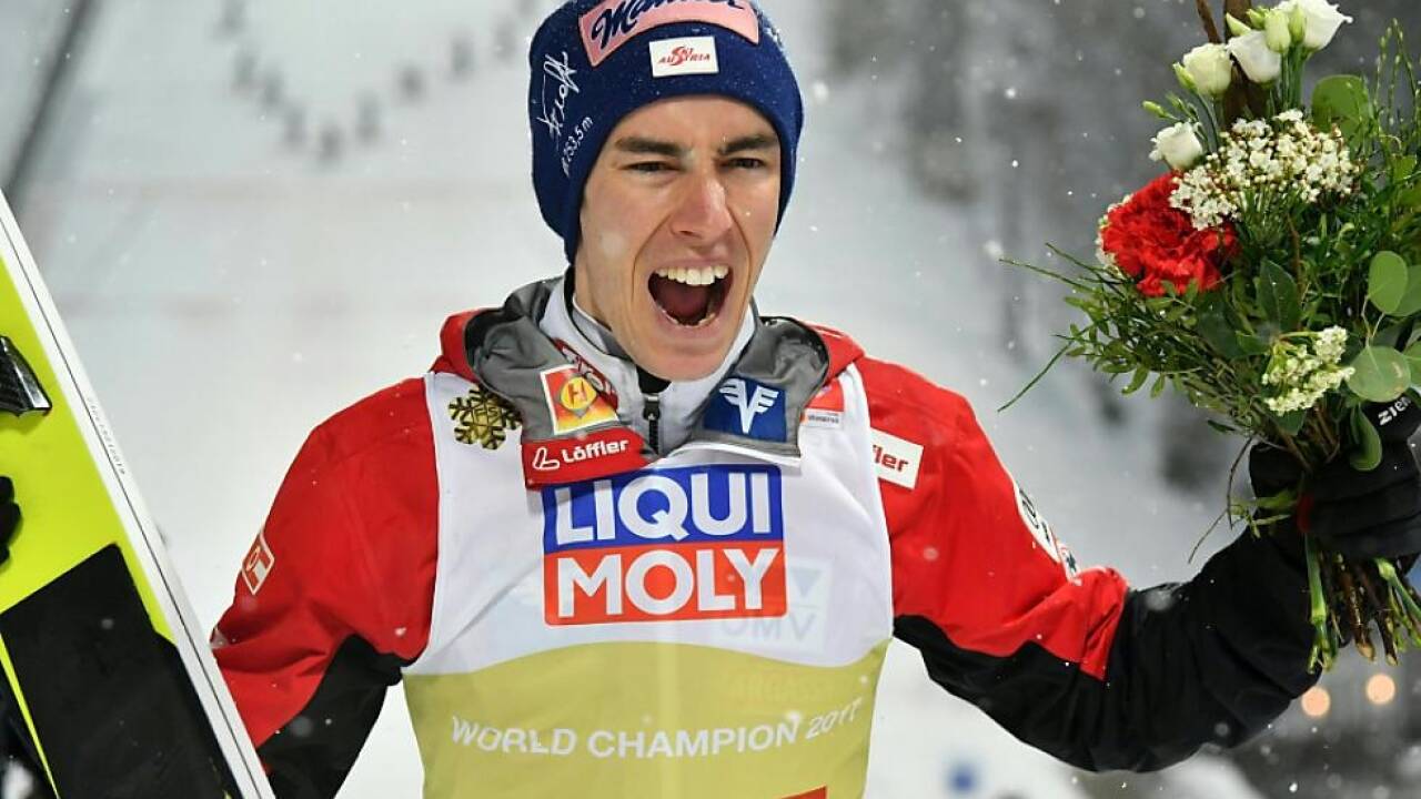 Kraft freut sich über seine Bronzemedaille 