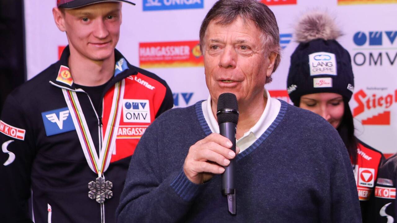 ÖSV-Präsident Peter Schröcksnadel in Seefeld. 