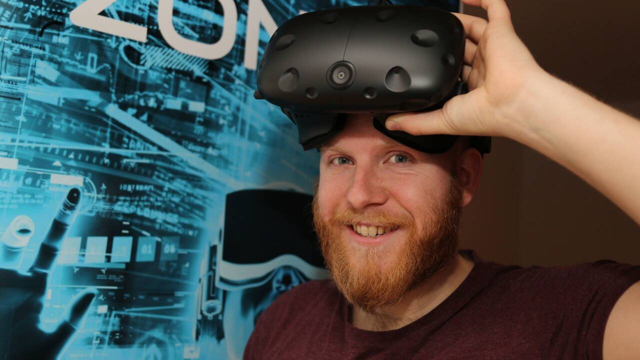Julian Ronacher hat in Salzburg einen VR Escape Room eingerichtet.  