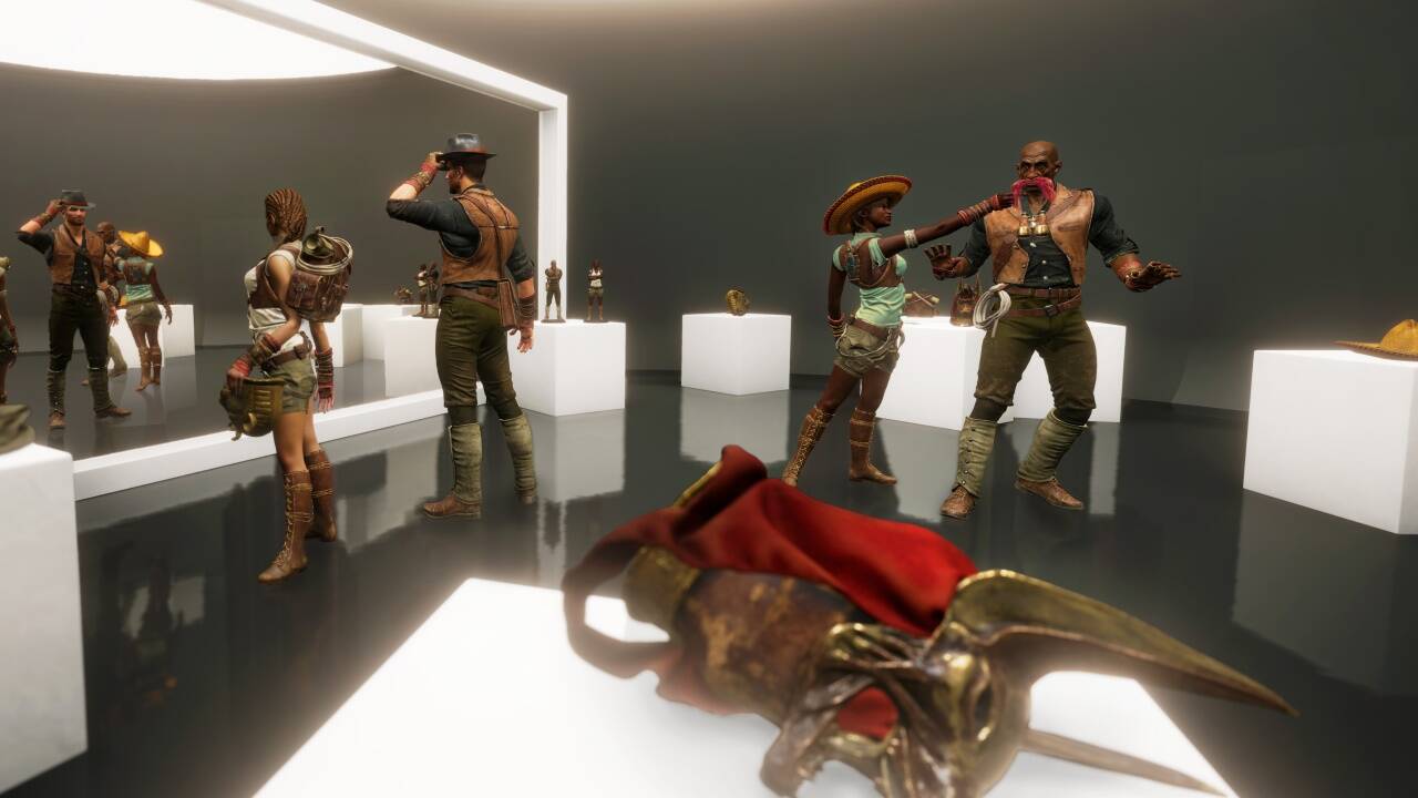 In der Game Lobby kann sich jeder Spieler seinen Avatar samt modischer Acessoires zusammenstellen. 