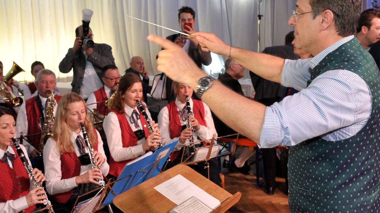 Parteiobmann Vizekanzler Heinz Christian Strache im Rahmen des Politischen Aschermittwochs der FPÖ in Ried im Innkreis. 