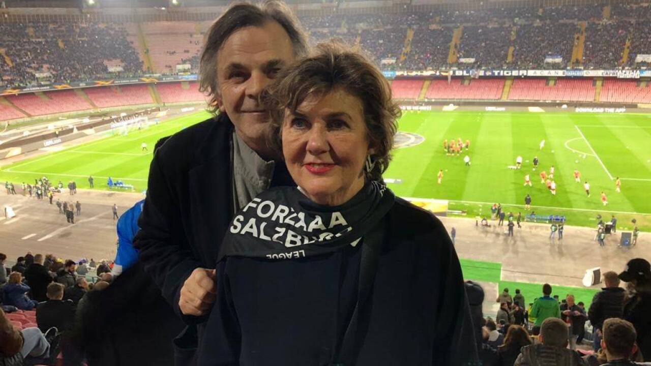 Festspiele in Neapel: Markus Hinterhäuser und Helga Rabl-Stadler  