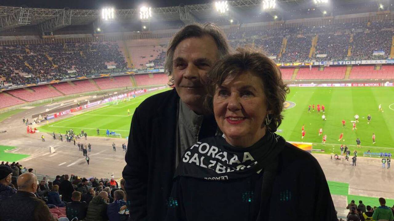 Festspiele in Neapel: Markus Hinterhäuser und Helga Rabl-Stadler  