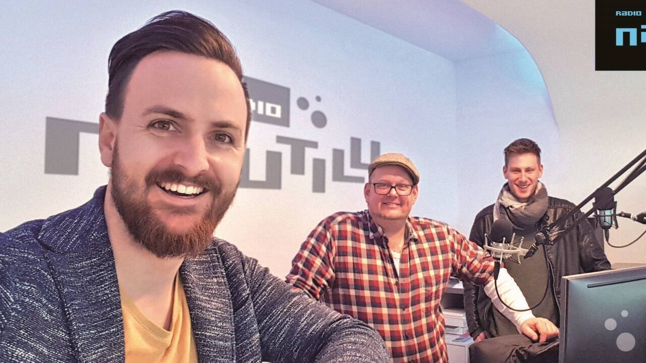 Das Radio Nautilus Team v.l.: Manuel Obermoser, Michael Stürmer und Daniel Nagl. 