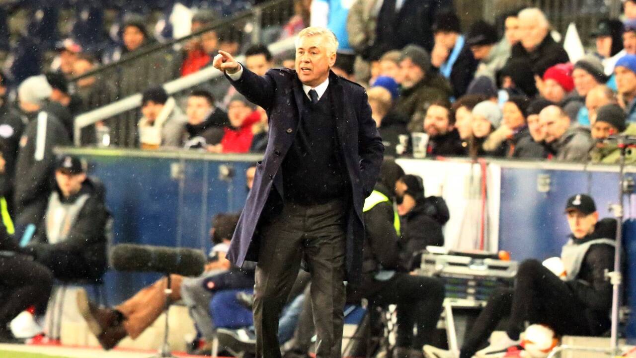Napoli-Coach Carlo Ancelotti.  