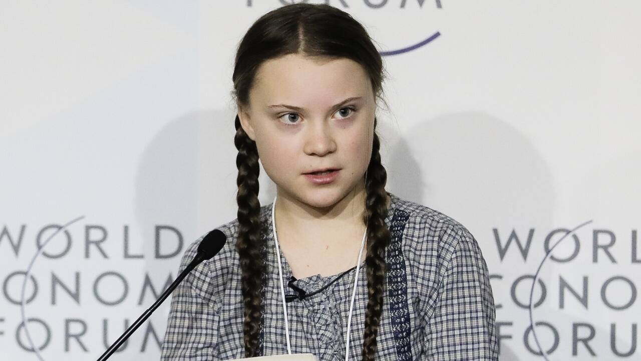 Ernst, energisch: Greta Thunberg Ernst, energisch: Greta Thunberg