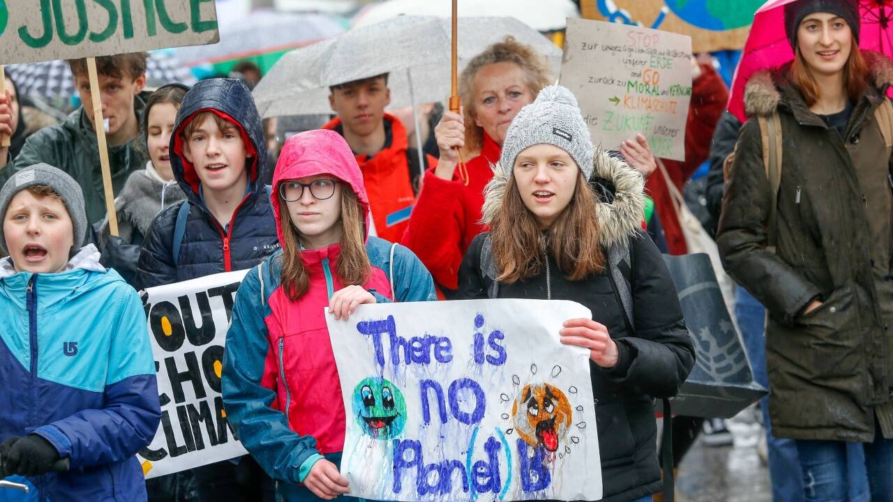 Schulstreik-Bilder aus Salzburg 