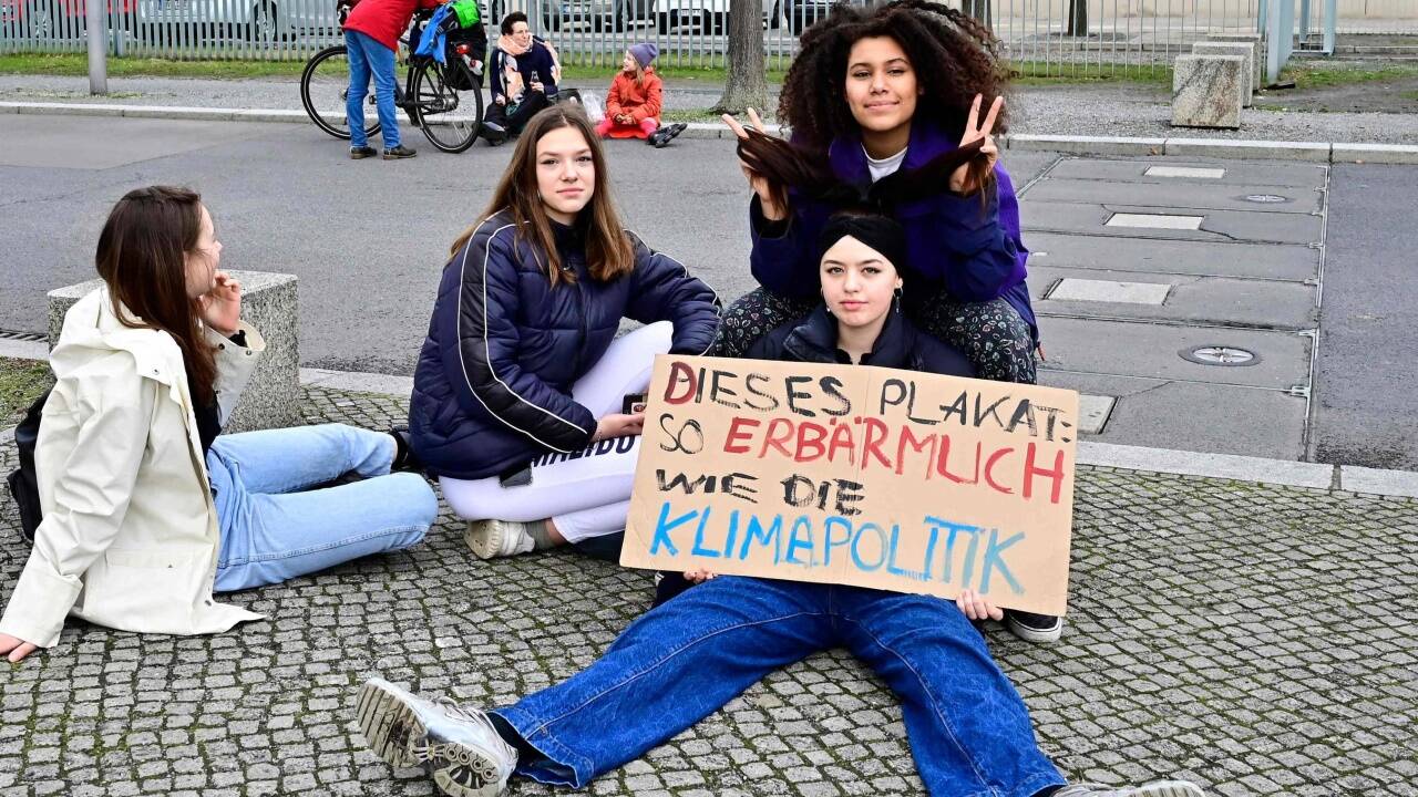 Kurze Streikpause in Berlin. 