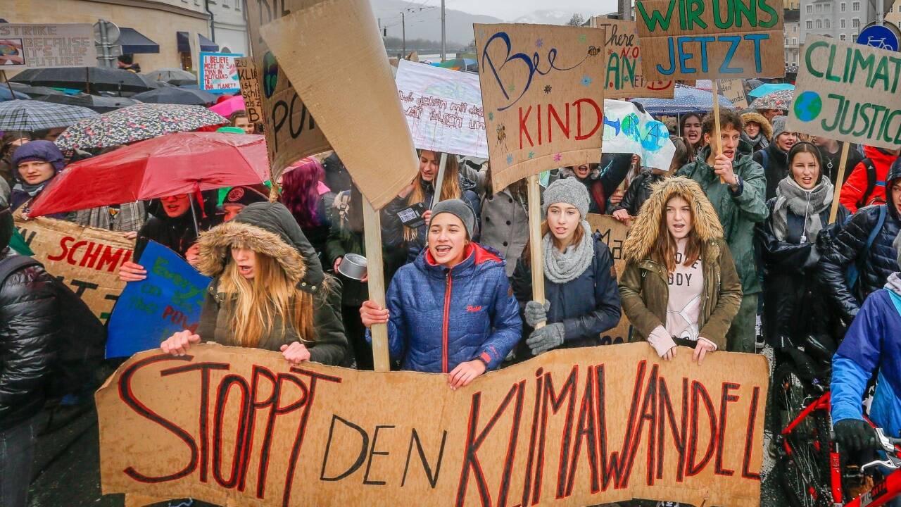Schulkstreik fürs Klima in Salzburg 