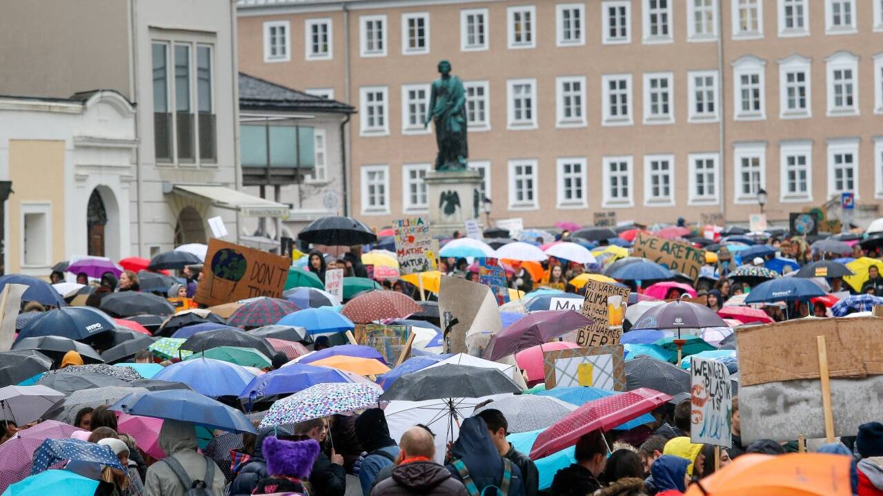 Schulkstreik fürs Klima in Salzburg 