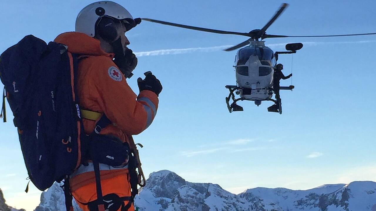 Die bayerische Bergwacht im Einsatz. Die bayerische Bergwacht im Einsatz.