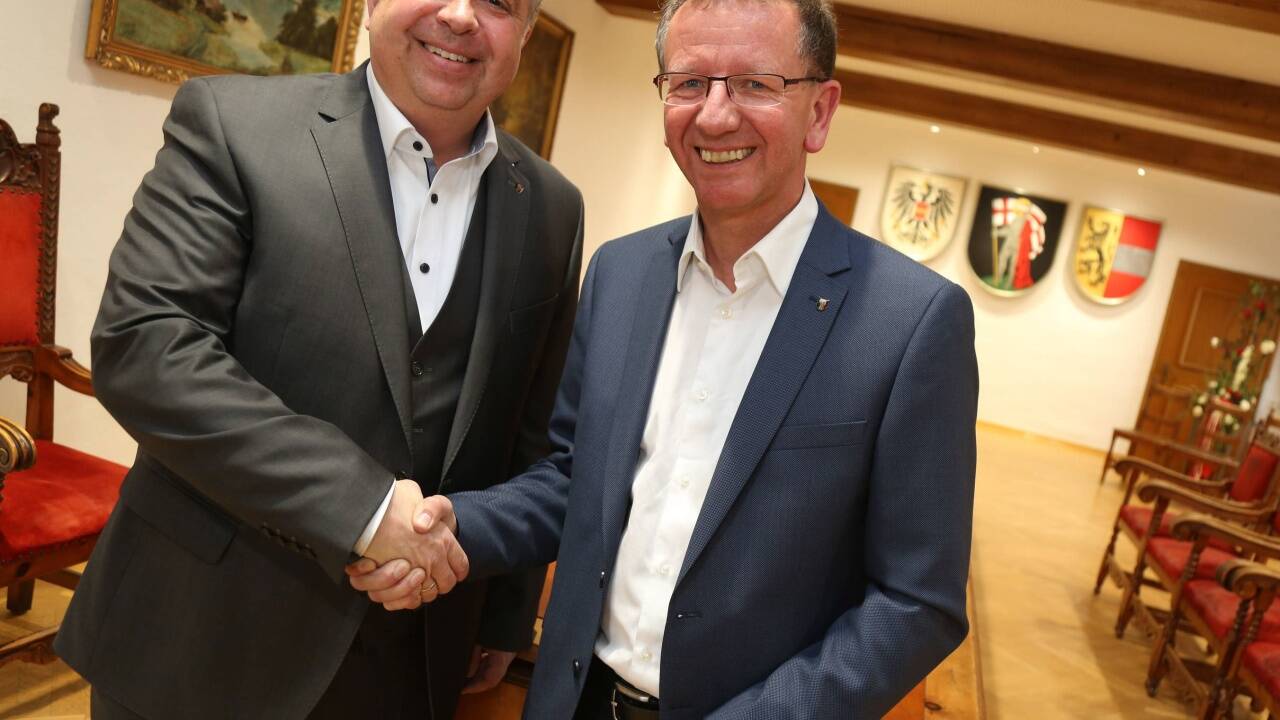 Peter Padourek (ÖVP, links) und Andreas Wimmreuter (SPÖ). 