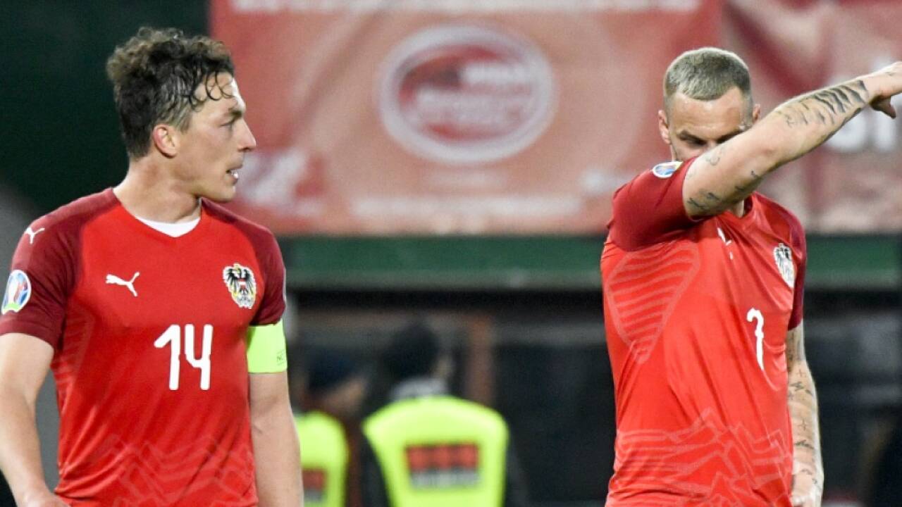 Julian Baumgartlinger und Marko Arnautovic bleiben optimistisch  Julian Baumgartlinger und Marko Arnautovic bleiben optimistisch