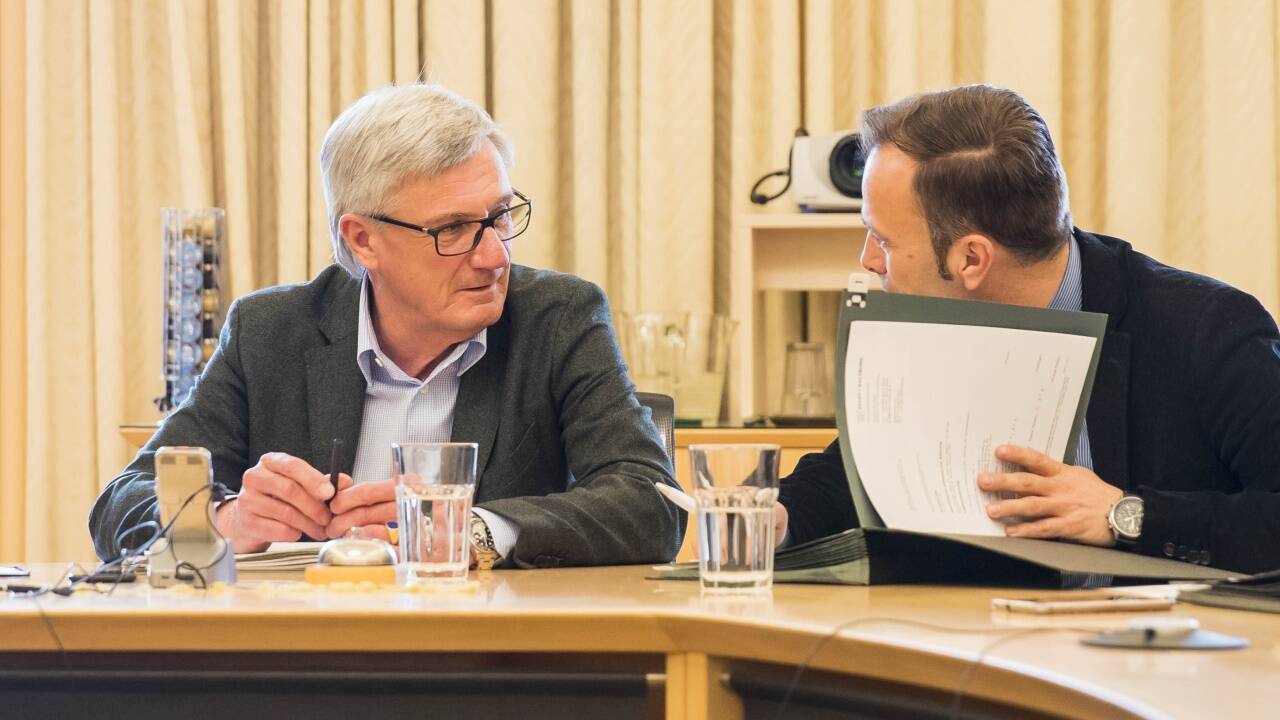 Harald Preuner (ÖVP) und Bernhard Auinger (SPÖ): Zwei, die sich nicht als Erzrivalen betrachten.  