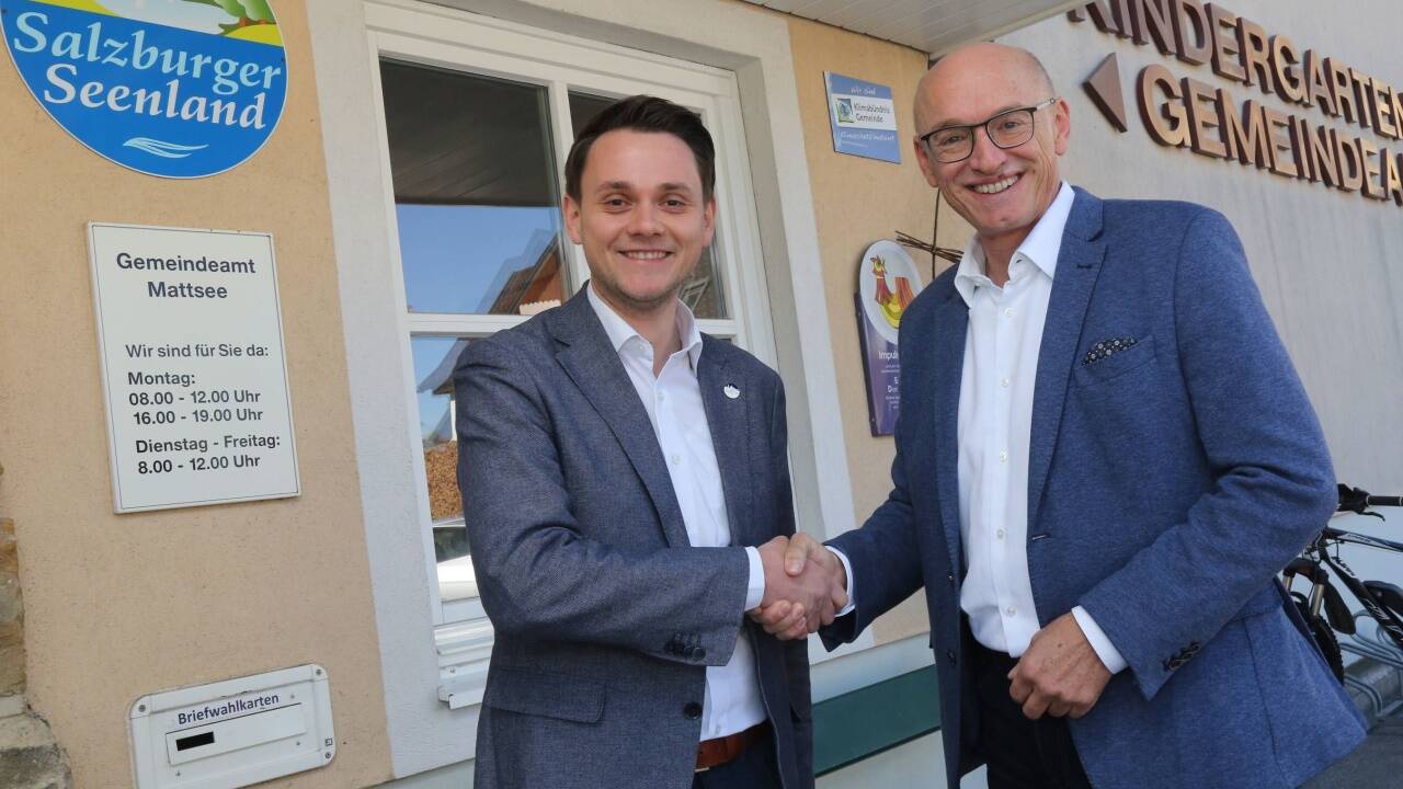 Michael Schwarzmayr (SPÖ) und Herbert Mödlhammer rittern am Sonntag um das Bürgermeisteramt in Mattsee. Im ersten Wahlgang hatte Mödlhammer nur 30 Stimmen Vorsprung.   Michael Schwarzmayr (SPÖ) und Herbert Mödlhammer rittern am Sonntag um das Bürgermeisteramt in Mattsee. Im ersten Wahlgang hatte Mödlhammer nur 30 Stimmen Vorsprung.