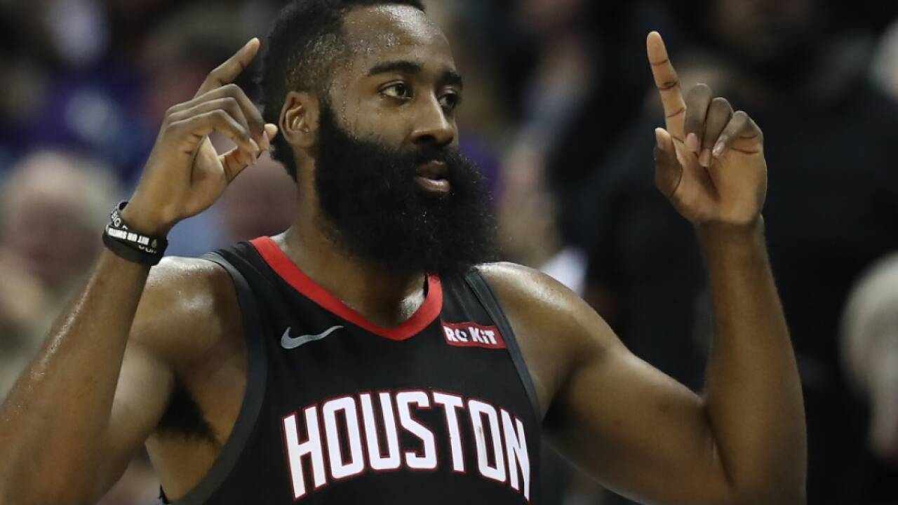 James Harden stellte mit 61 Punkten seine Karriere-Bestleistung ein  James Harden stellte mit 61 Punkten seine Karriere-Bestleistung ein