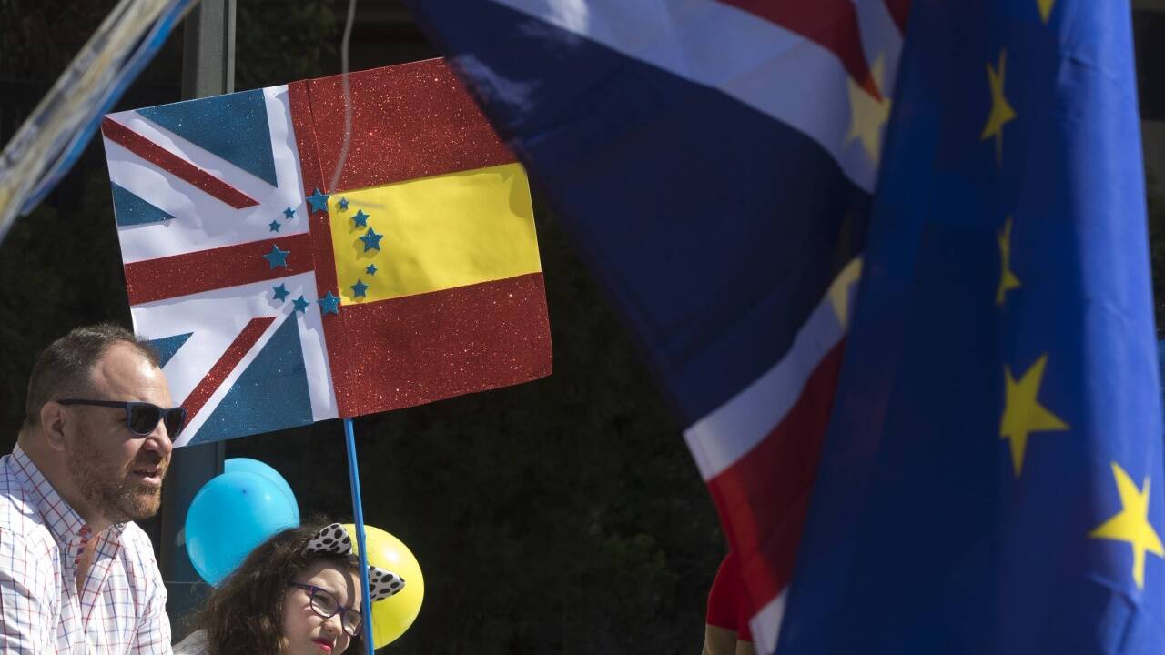 Impressionen der Massenproteste in London. 