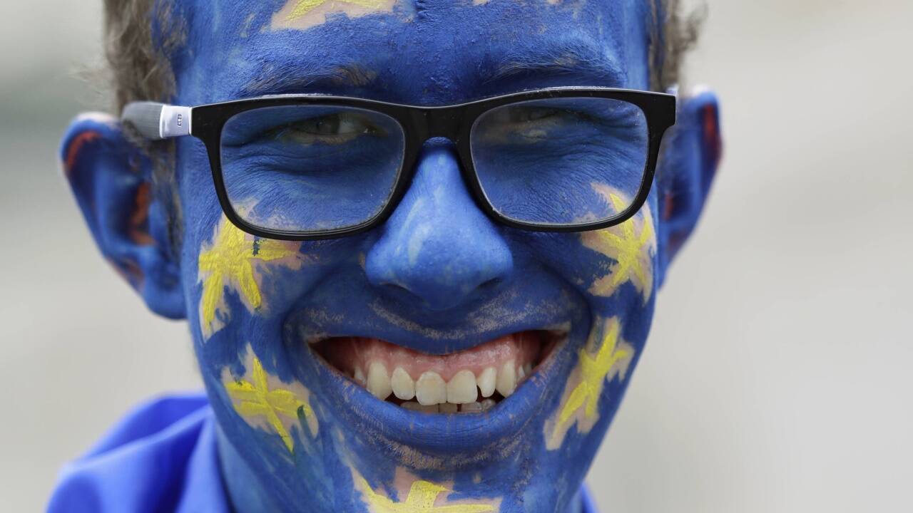 Impressionen der Massenproteste in London. 