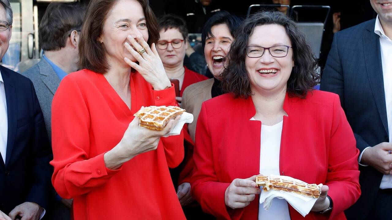 Nahles warnte vor Erstarken von 'Hetzern und Ewiggestrigen' 