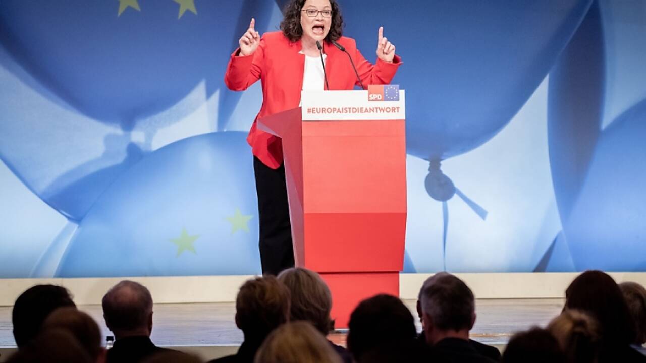 Nahles warnte vor Erstarken von 'Hetzern und Ewiggestrigen' 