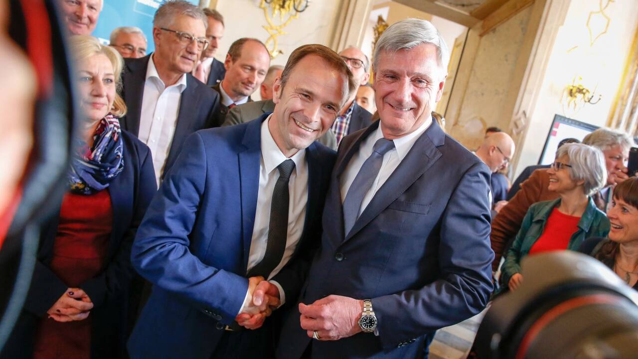 Auinger und Preuner traten erneut gegeneinander an. Preuner wurde dabei als Bürgermeister der Stadt Salzburg wiedergewählt.  