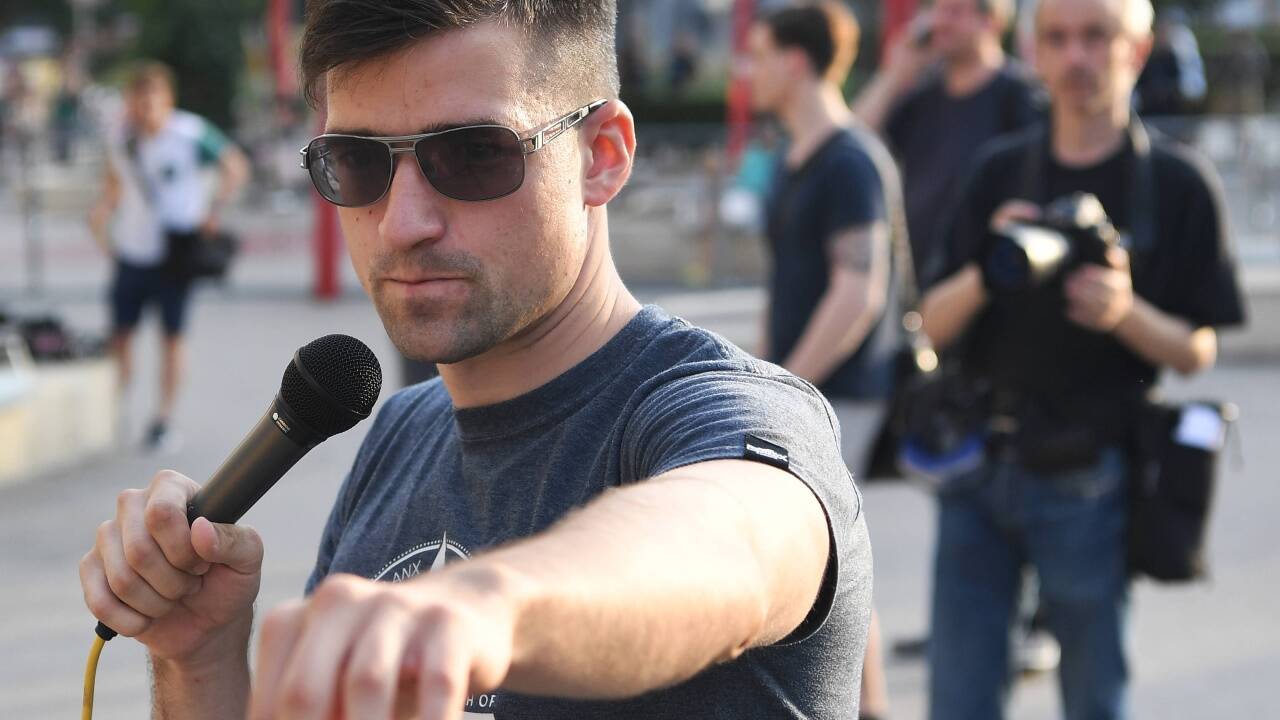 Identitären-Sprecher Martin Sellner. 