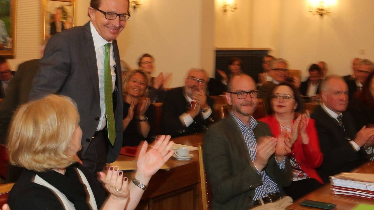 Abschied aus dem Gemeinderat nach 27 Jahren für Helmut Hüttinger (Bürgerliste).  