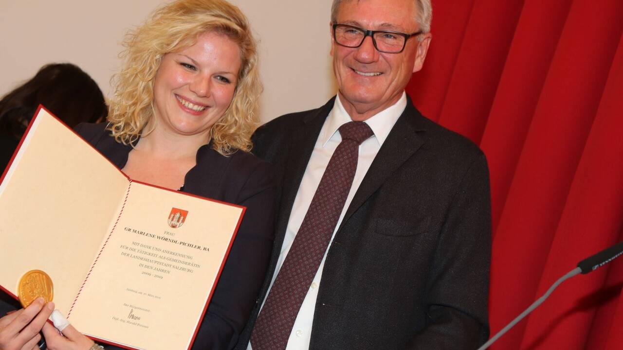 Abschied aus dem Gemeinderat nach zehn Jahren für Marlene Wörndl (ÖVP).  