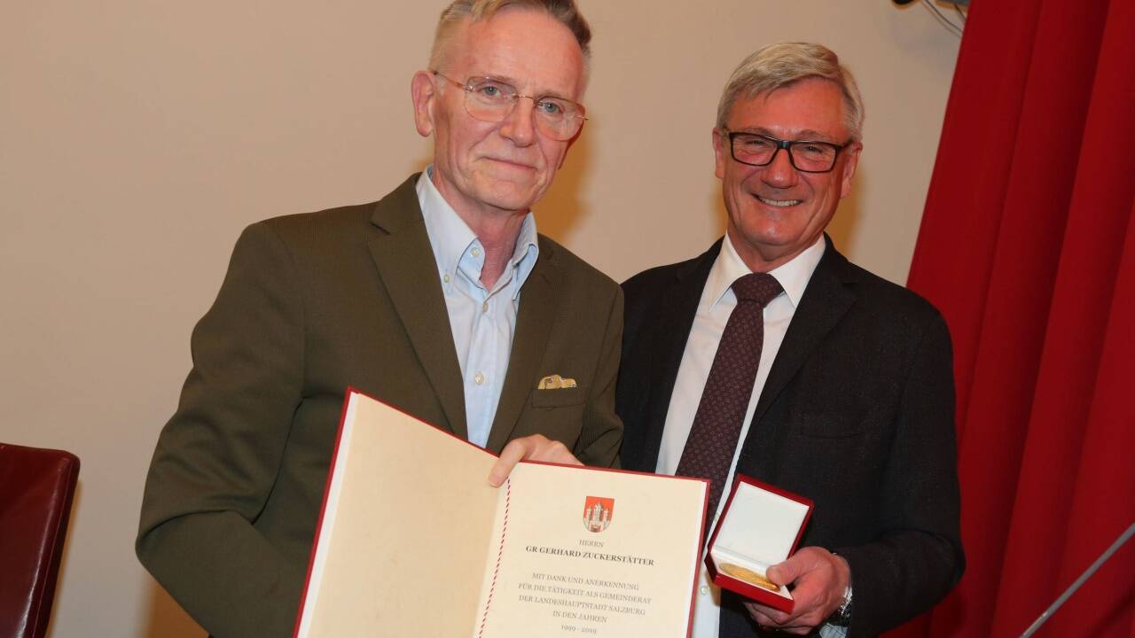 Abschied aus dem Gemeinderat nach 20 Jahren für Gerhard Zuckerstätter (SPÖ).  
