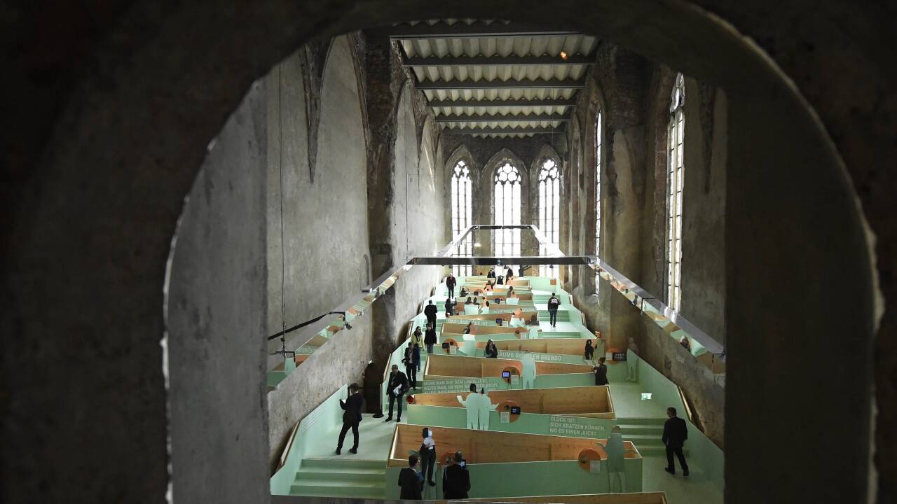 Ausstellungsraum im Museum St. Peter an der Sperr  