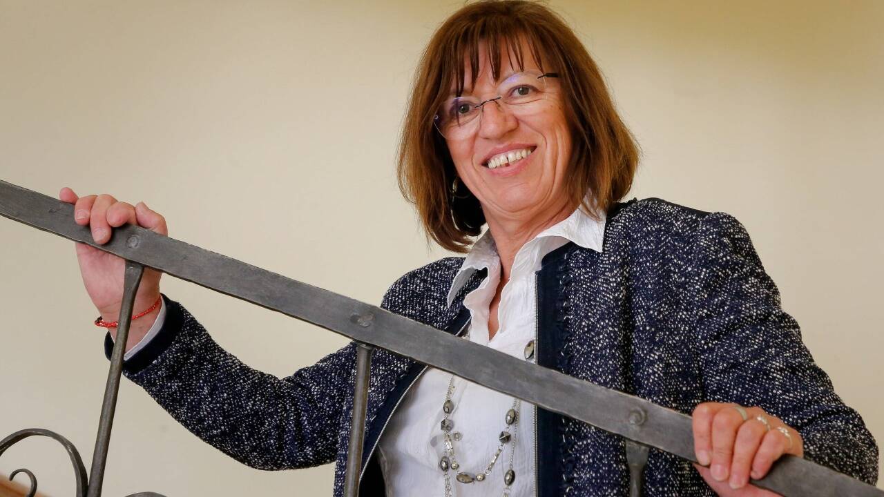 Die neue Bürgermeisterin Anni Reitinger kennt keine Höhenangst. 