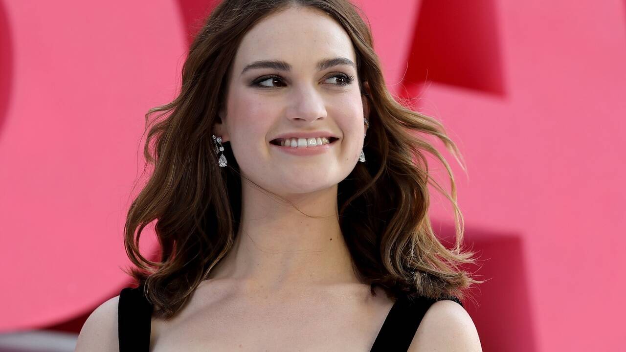 Schauspielerin Lily James. 