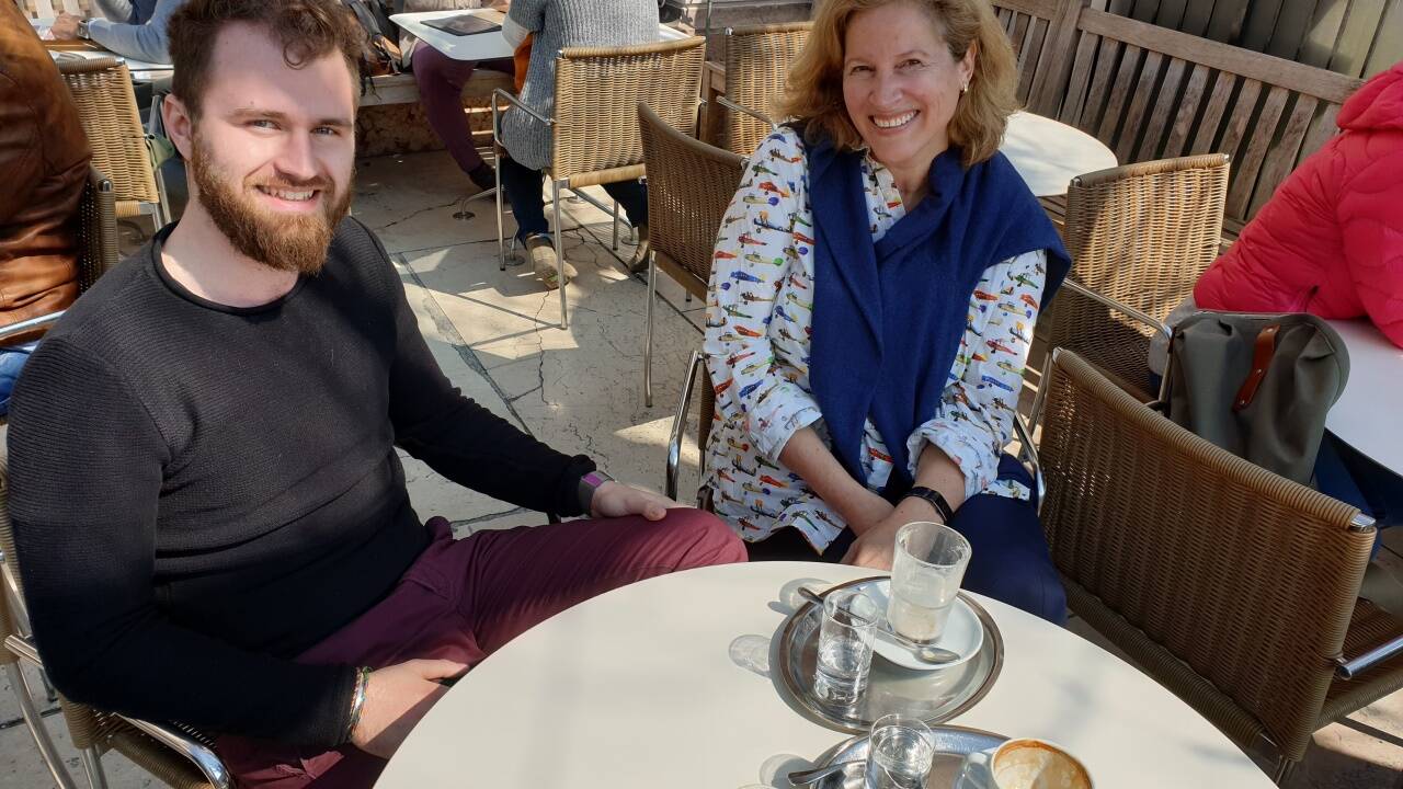 Clemens Sengwein und Inez Reichl-de Hoogh diskutierten danach.  
