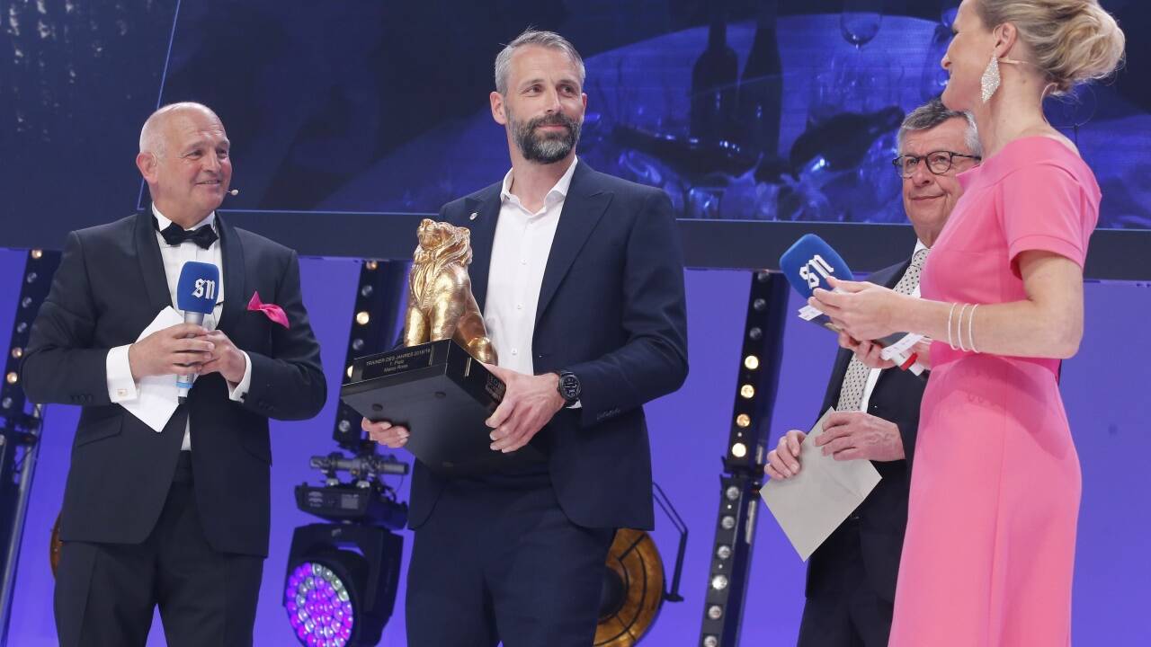 Red-Bull-Coach Marco Rose wurde als „Trainer des Jahres“ prämiert. 